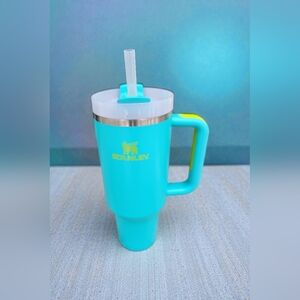 Stanley Tropical Teal Quencher H2.0 FlowState Tumbler - 40 oz